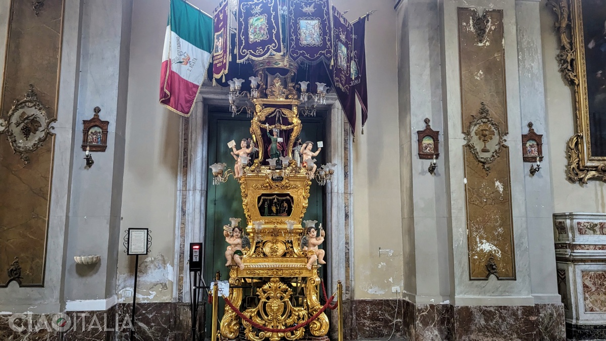 "Candelora" (the candle) of the Circolo di Sant'Agata