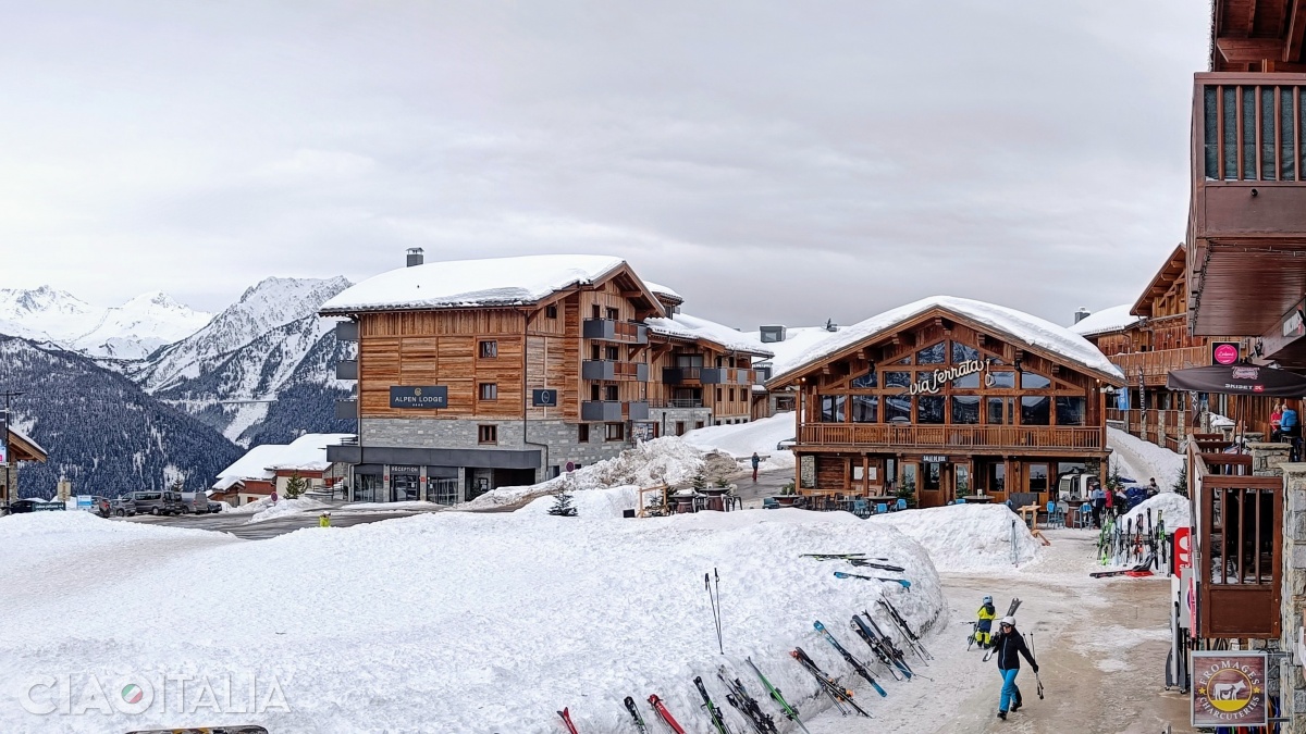 The ski resort of La Rosi&egrave;re in France