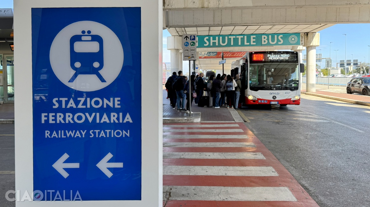 From the airport, you can also get to the city by bus no. 16.