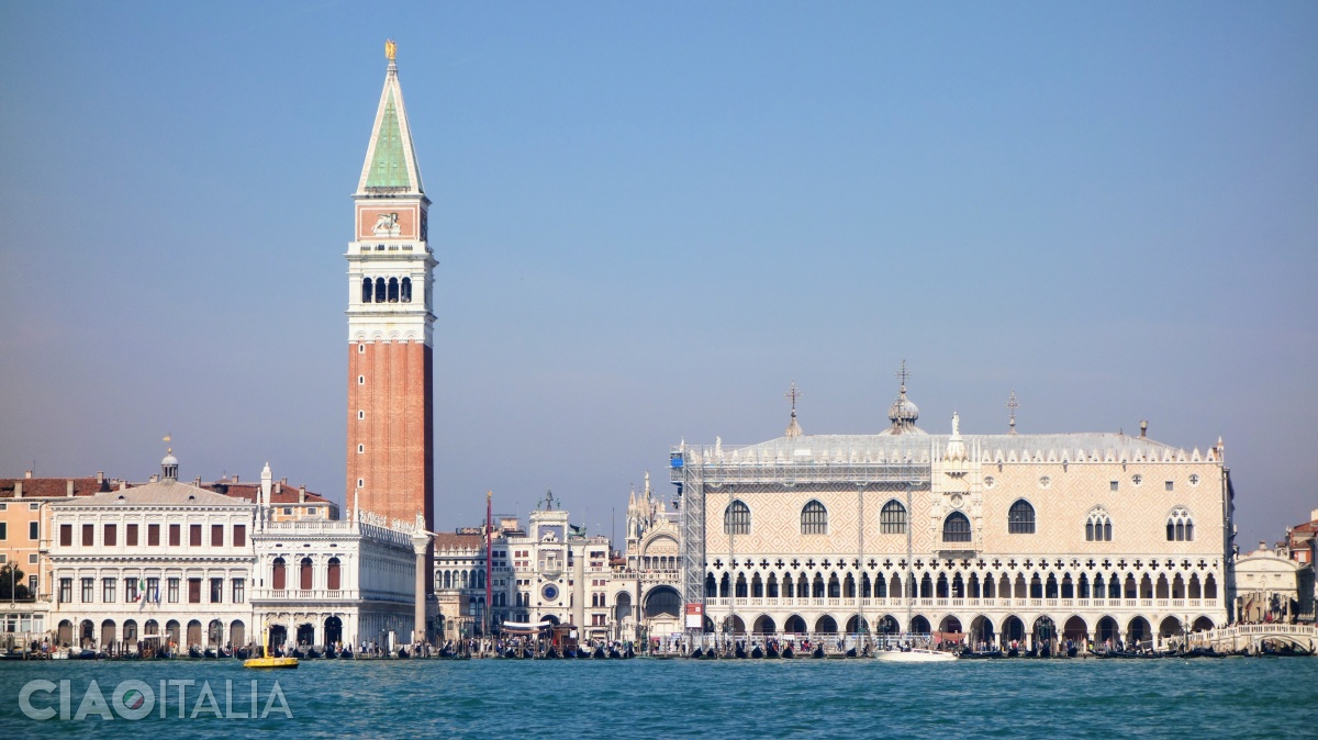 The Doge’s Palace seen from the Grand Canal