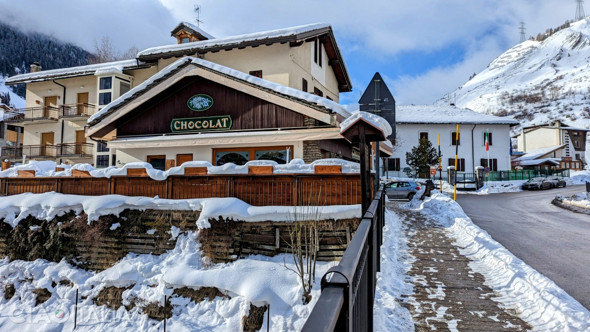 The Chocolat pastry shop in La Thuile
