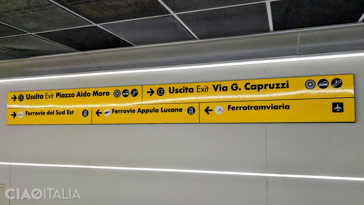 Follow the signs in Bari Centrale to reach the Ferrovie Appulo Lucane station.