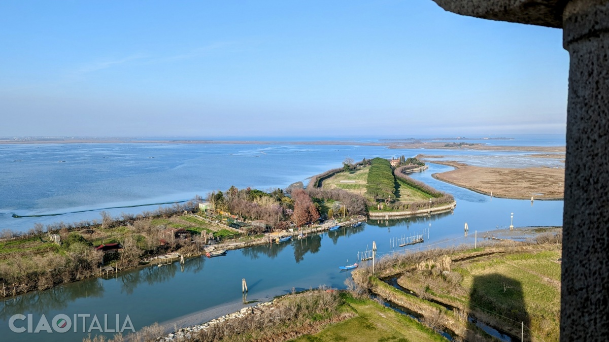 Torcello is a green island.