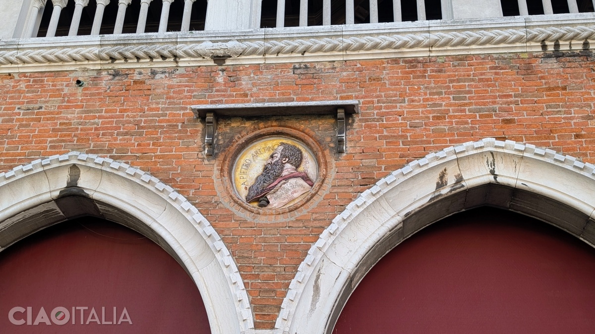 The portrait of the critic and writer Pietro Aretino