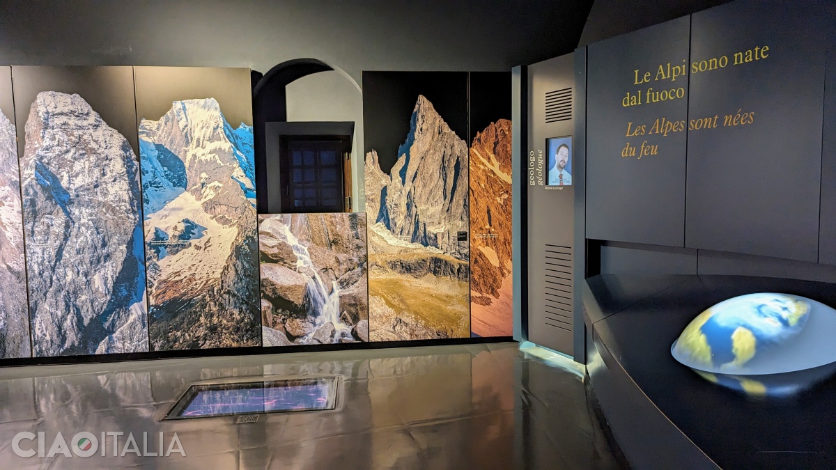 The formation of the Alpine range