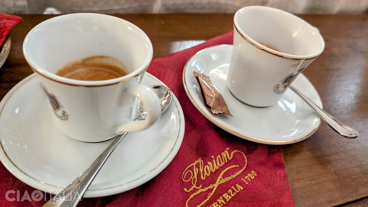 Have a coffee at Florian, the oldest café in Italy.
