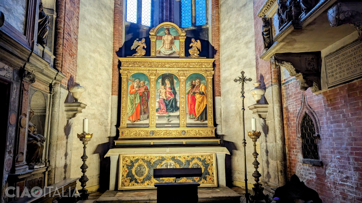 Bartolomeo Vivarini - "Madonna on the Throne with Child"