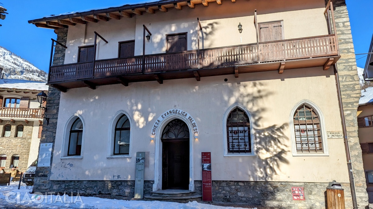 The Waldensian church in Courmayeur