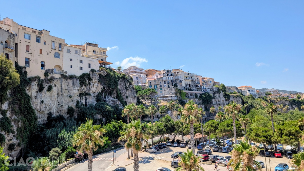 View of the upper part of Tropea