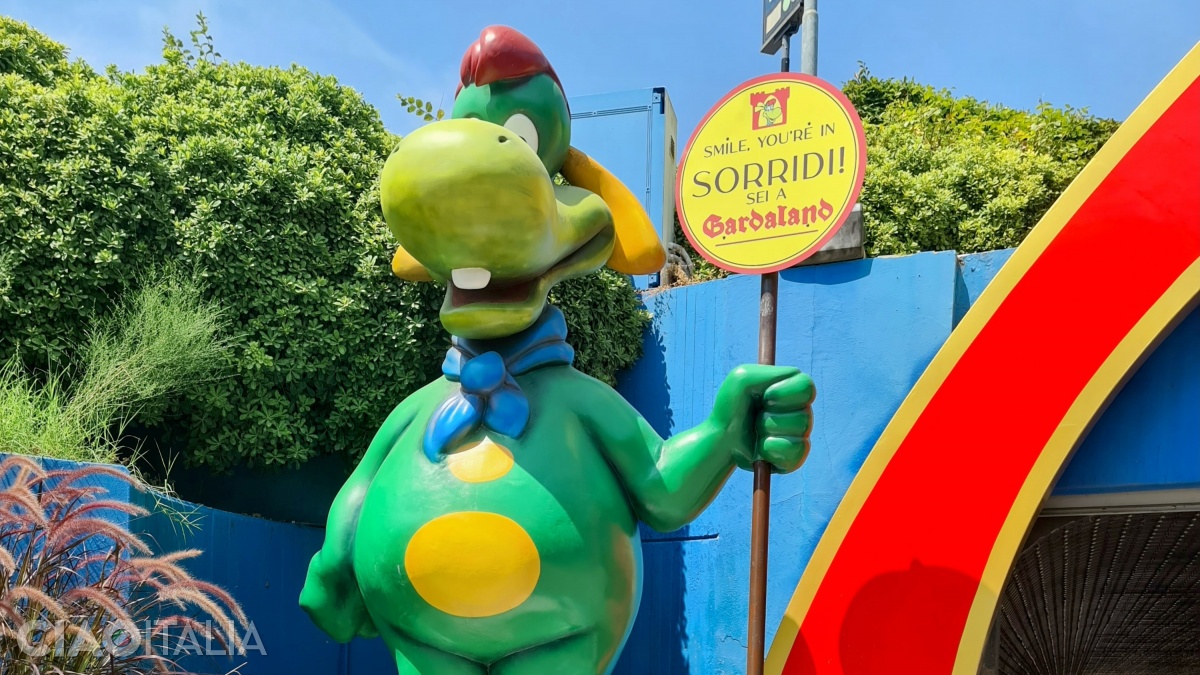 Prezzemolo is the mascot of Gardaland Park.