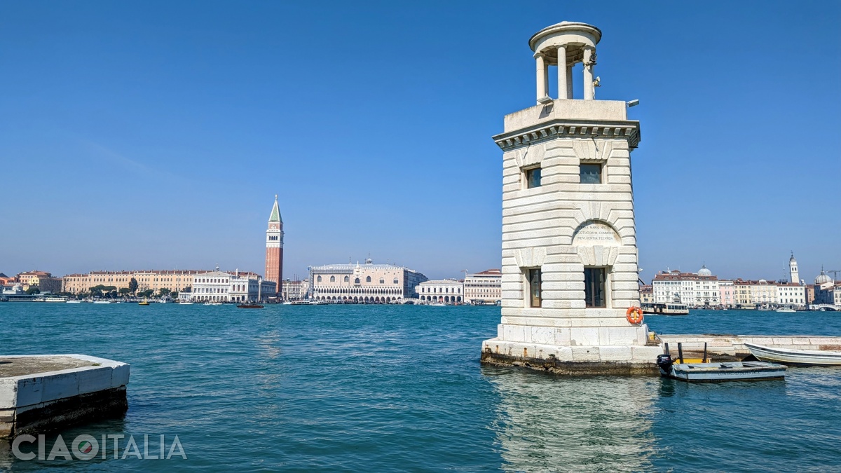The view of Venice from San Giorgio Maggiore Island
