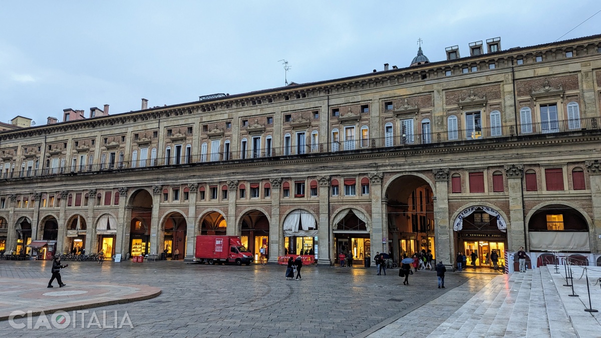 Beyond Palazzo dei Banchi lies Il Quadrilatero, the liveliest area in Bologna.