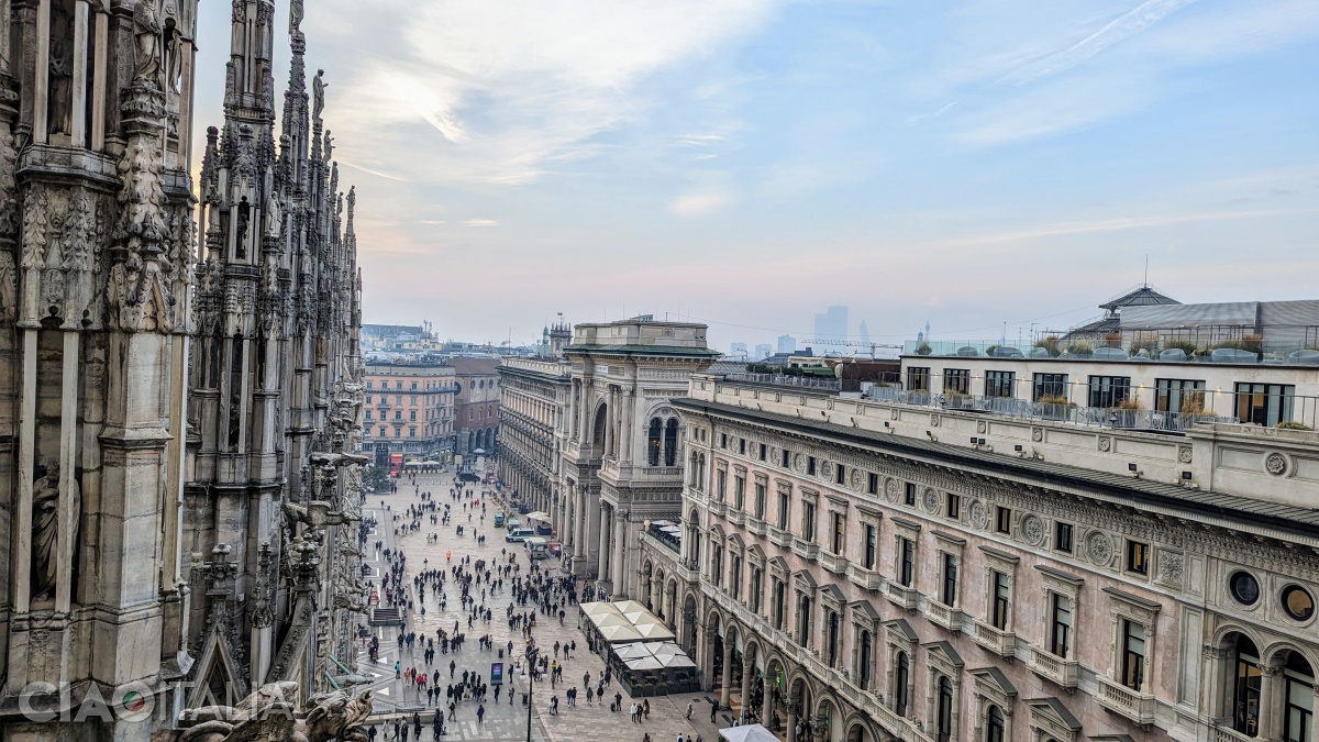 View of the Galleria Vittorio Emanuele