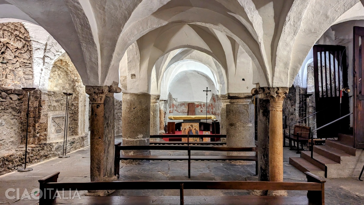 The crypt of the Cathedral of Santa Maria Assunta
