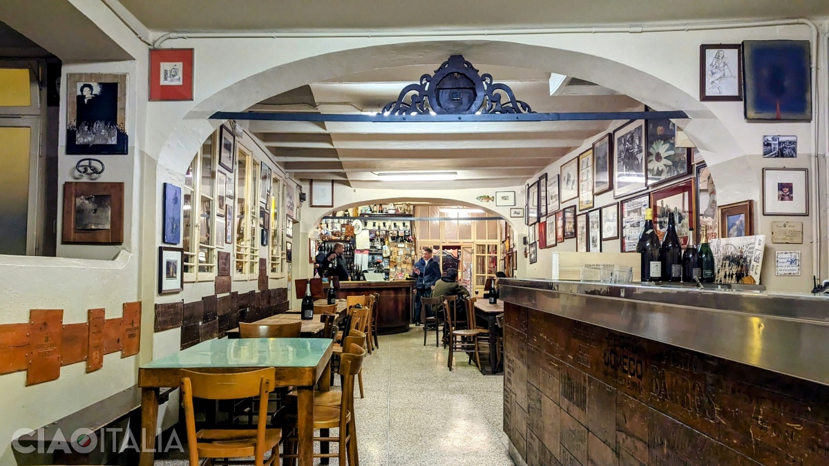 Osteria del Sole is the oldest establishment in Bologna.