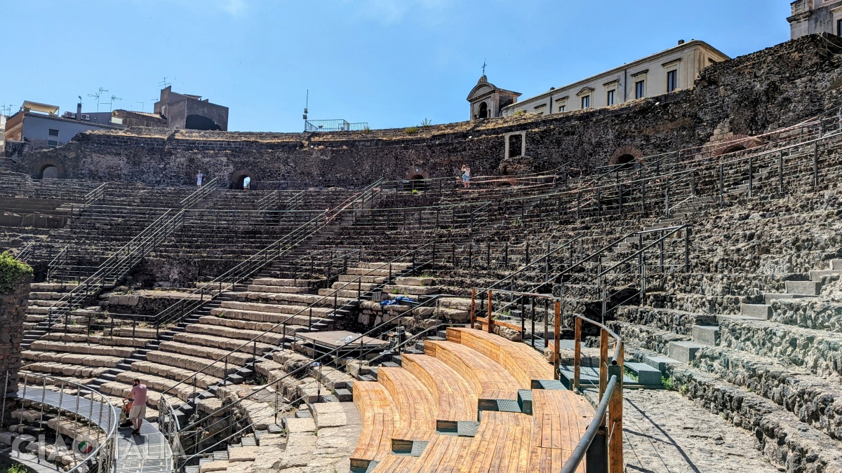 The Roman Theatre of Catania