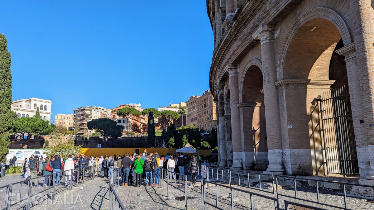 Entrance to the Colosseum