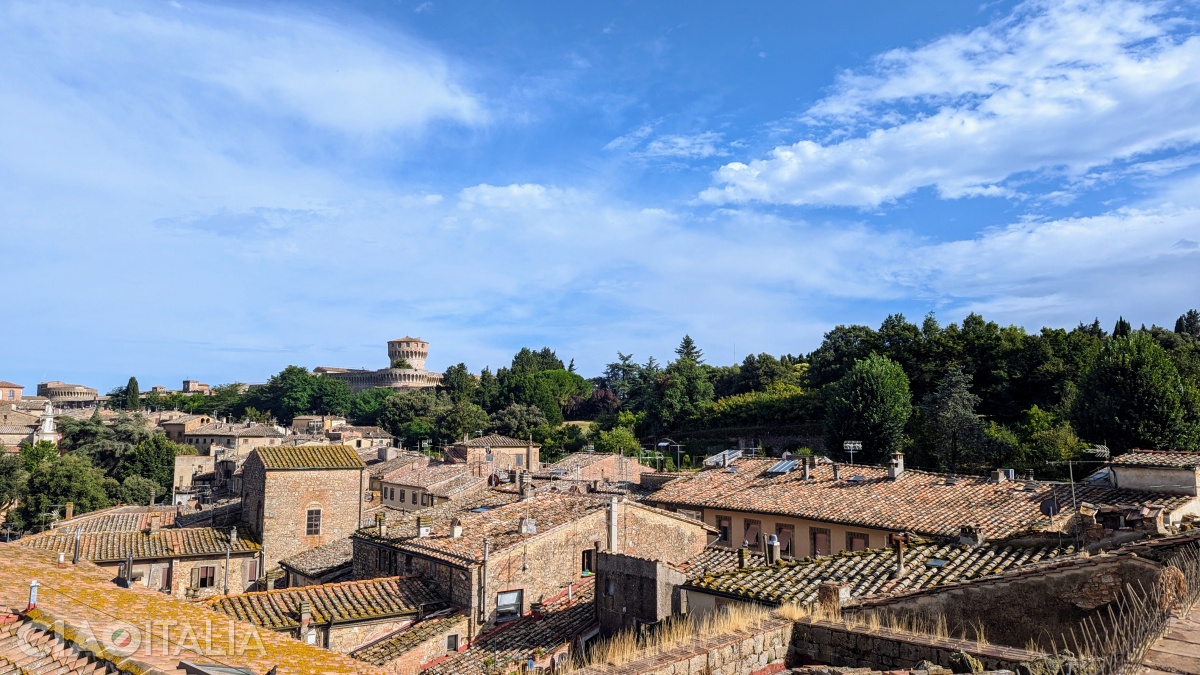 Torre Mastio can be seen from many places in Volterra.