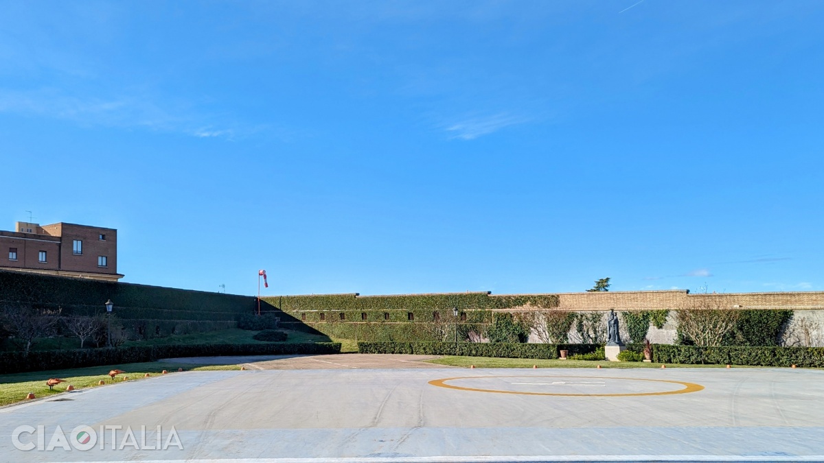There is also a heliport in the Vatican Gardens.