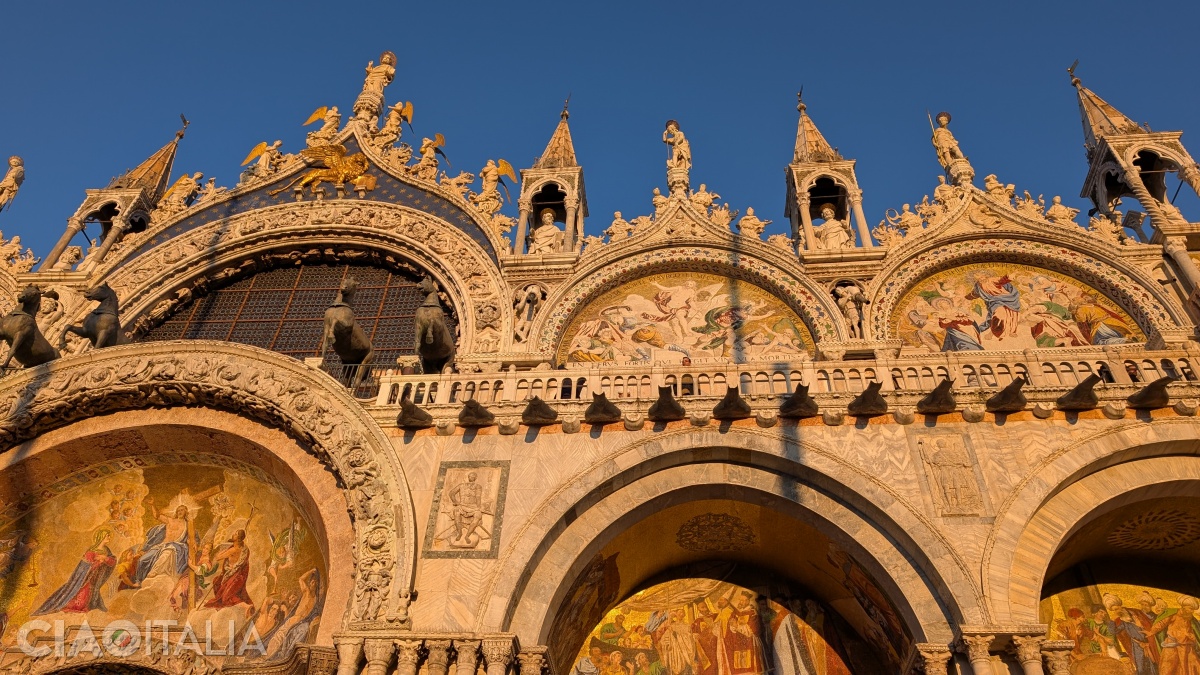 St. Mark's Basilica at sunset