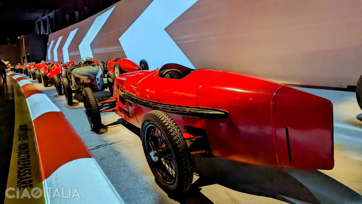 The Formula 1 section, in a spectacular presentation.