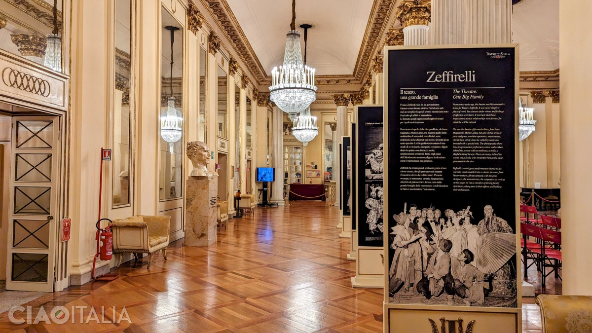 The foyer at the box level is named after the conductor Arturo Toscanini