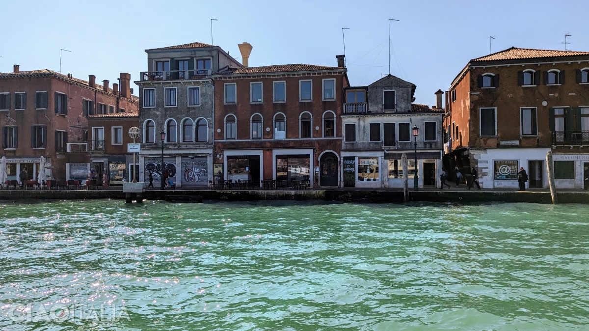 Giudecca Island is very close to Venice.