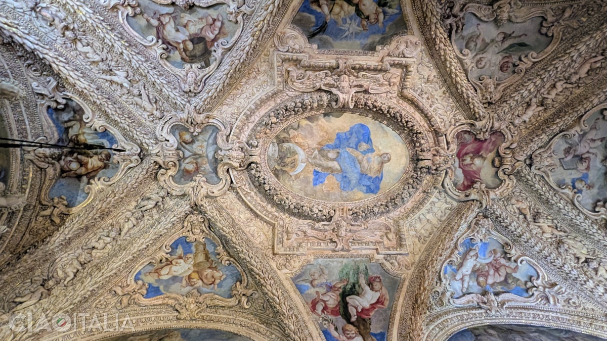 The vault of the chapel