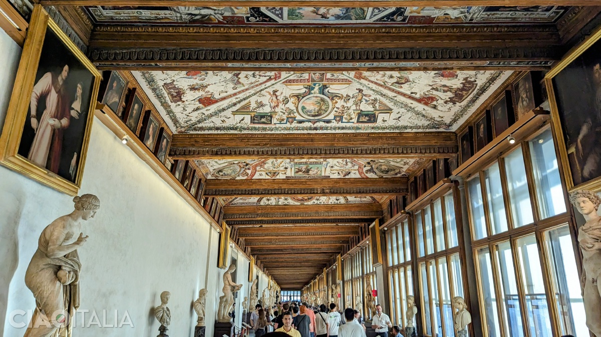 The Uffizi Gallery is one of the most visited museums in the world.