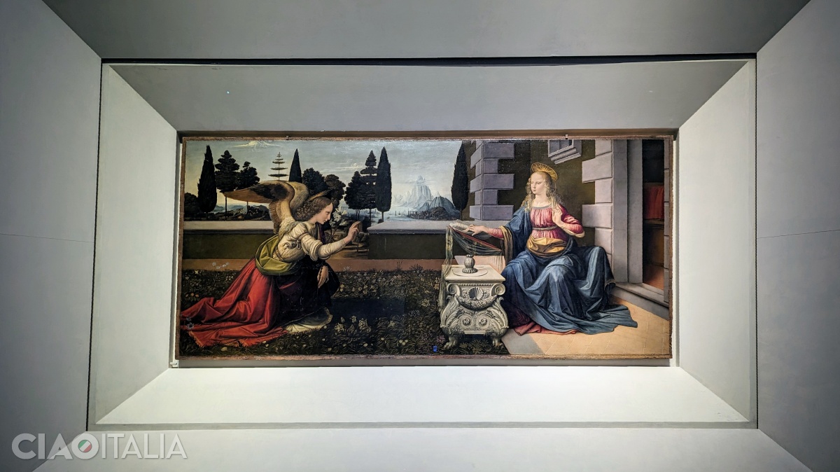 Leonardo da Vinci - "The Annunciation" (1472)