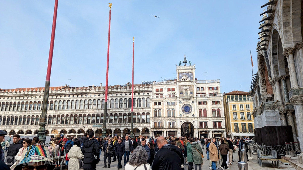 The Clock Tower as seen from Piazzetta San Marco