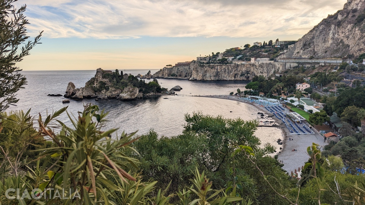Isola Bella at the end of the day