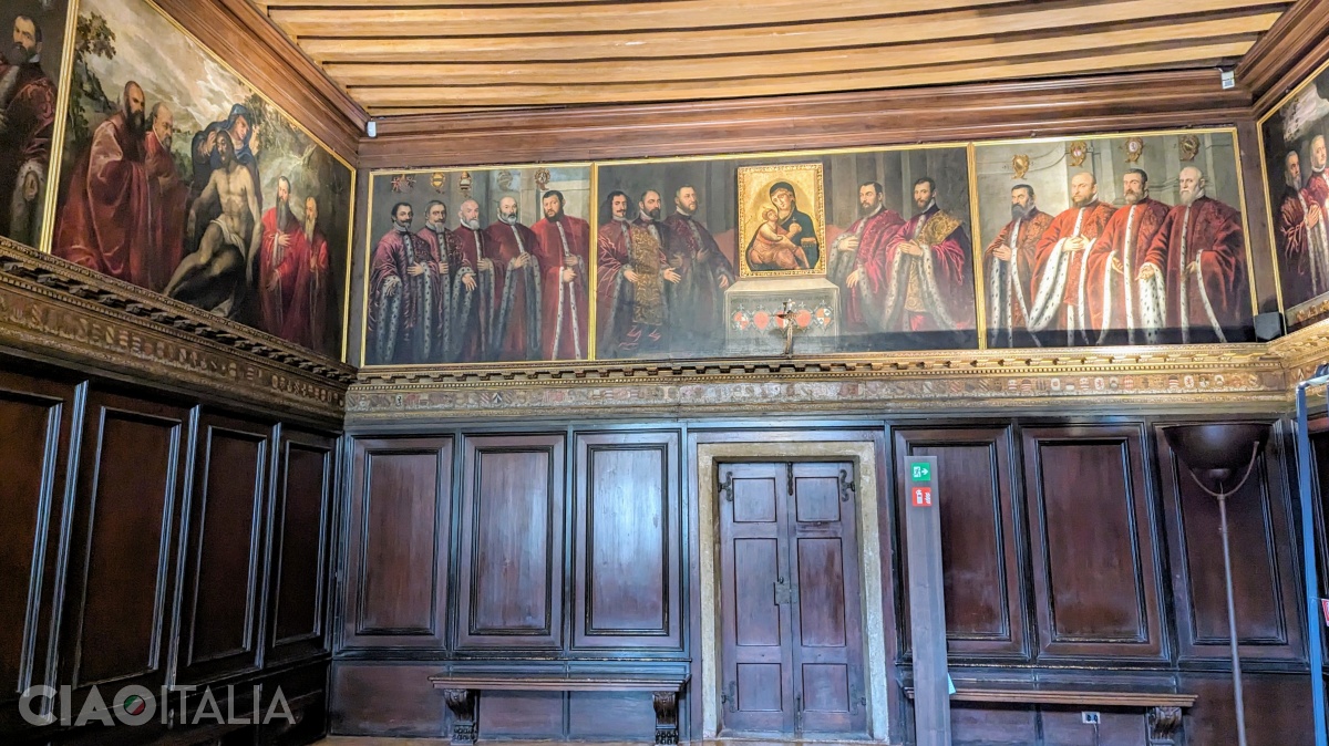 From the Bridge of Sighs, you will enter the Hall of the Censors