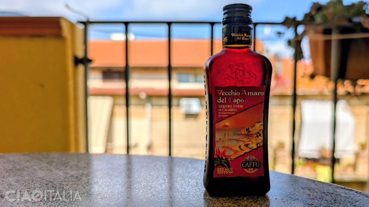 Vecchio Amaro del Capo, in the spicy version