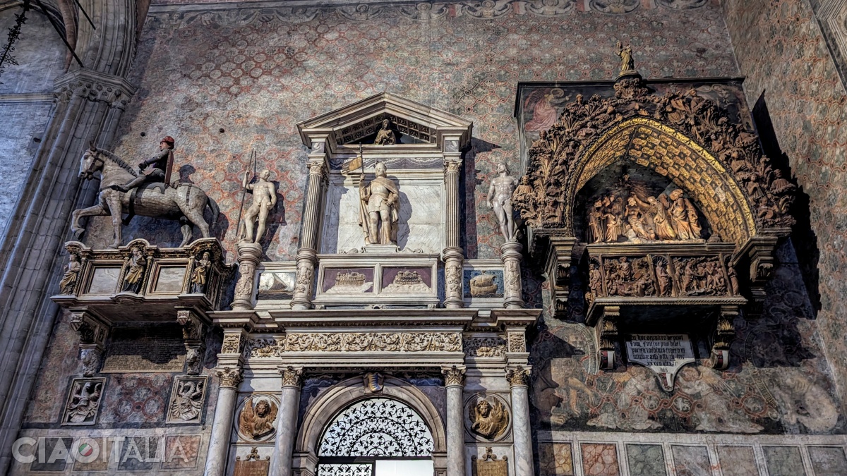 Funerary monuments of Paolo Savelli, Benedetto Pesaro, and Blessed Pacifico