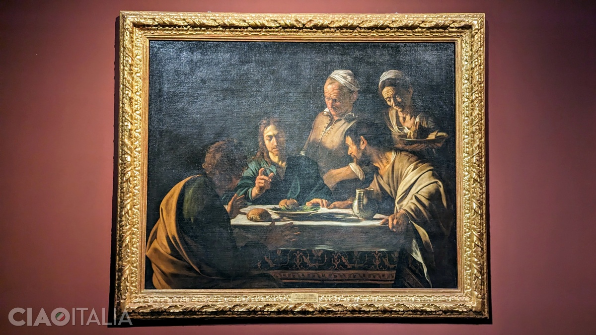 Caravaggio - "The Supper at Emmaus" (1606)