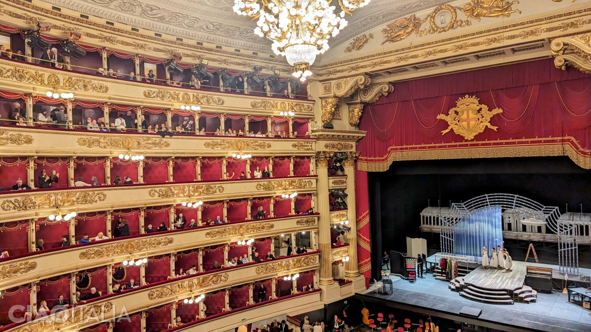 Puccini's opera "La Rondine," brought to stage at La Scala in Milan