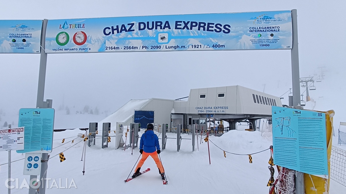 Chaz Dura Express chairlift