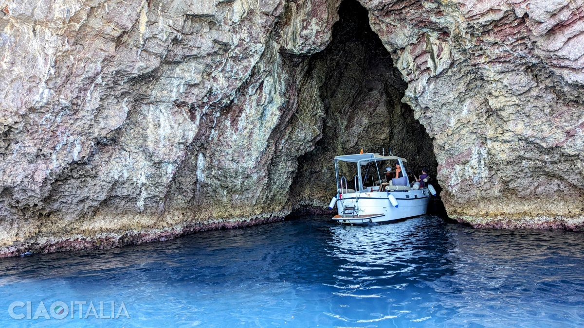 The Grotta Azzurra may have been the perfect hiding place for boats.