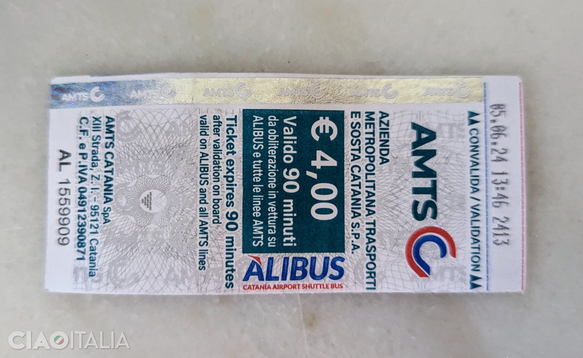 Alibus ticket