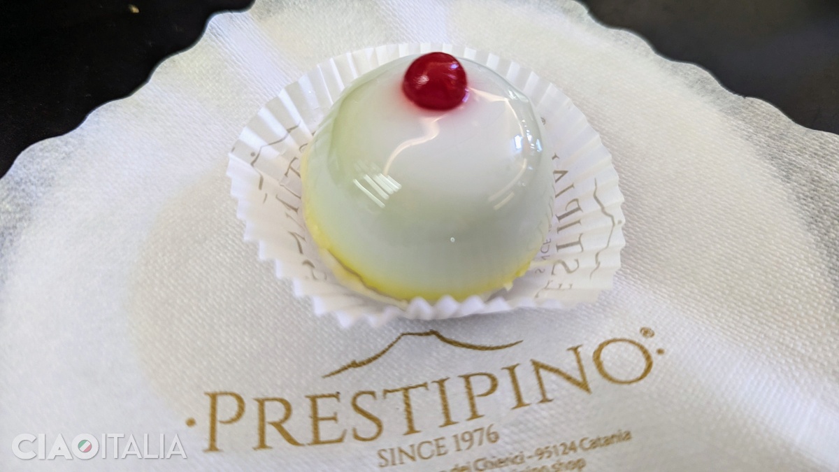 Minnuzza di Sant'Agata at Prestipino Pastry Shop
