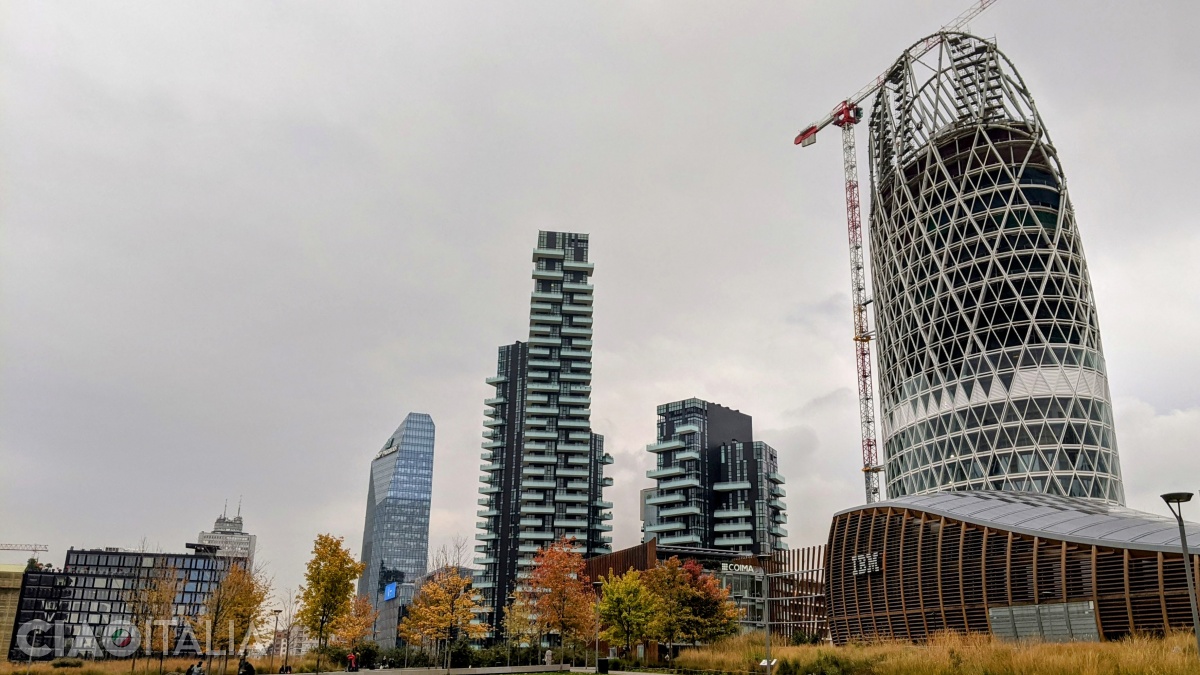 Skyscrapers in the Porta Nuova district