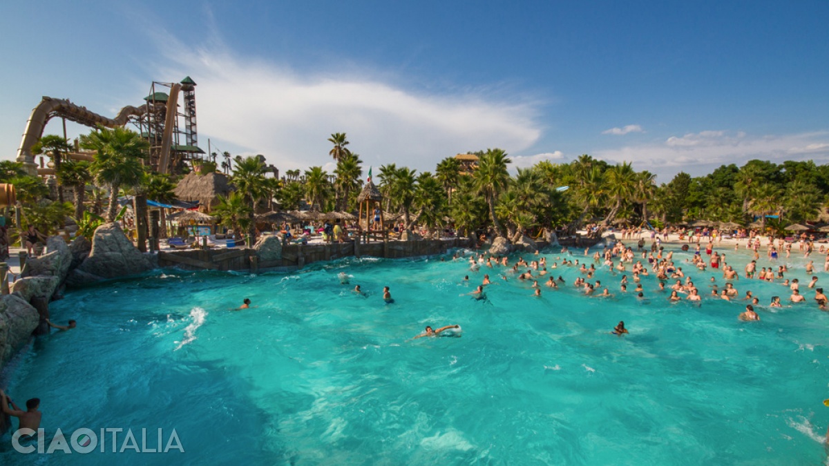 The Shark Bay area in Caribe Bay Water Park