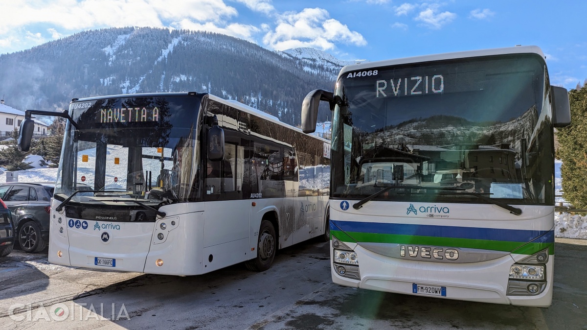 During the winter, transport to the ski slopes is free.