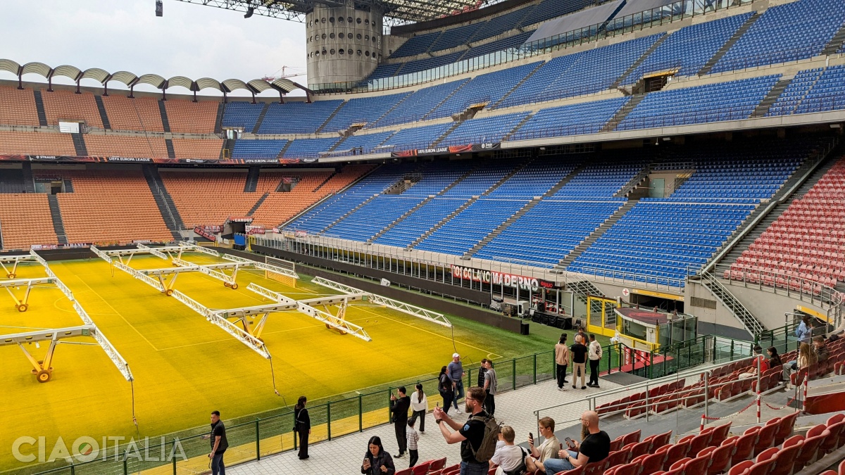 Even if you don't attend a football match, you can still visit the San Siro stadium.
