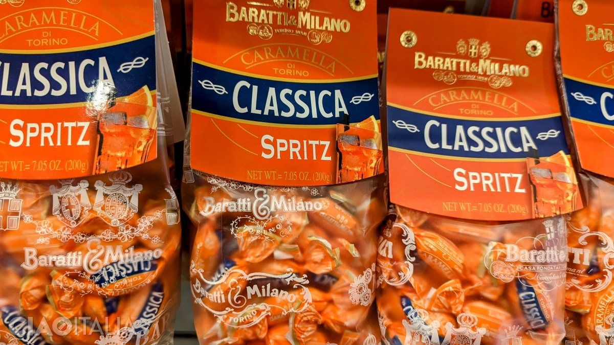 Spritz candies from Baratti & Milano