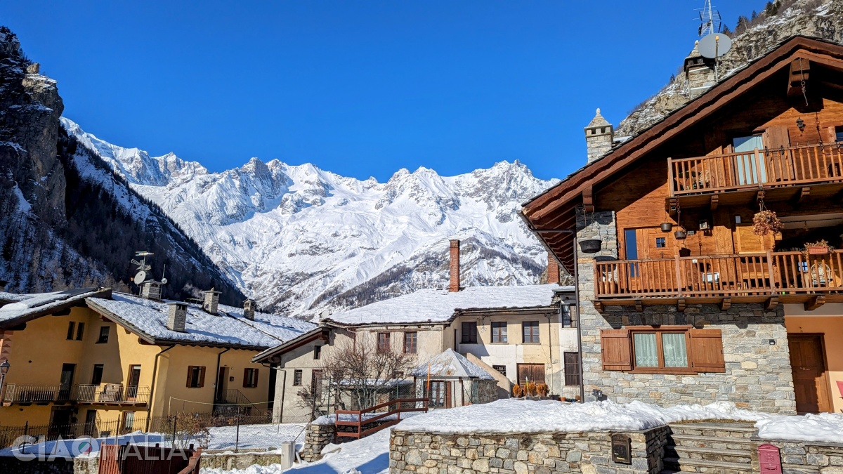 The hamlet of La Saxe