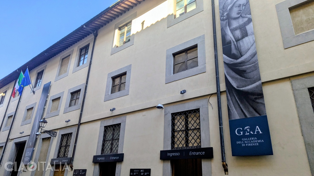 The Accademia Gallery is housed within the premises of the former San Niccolò di Cafaggio monastery and the old San Matteo Hospital.