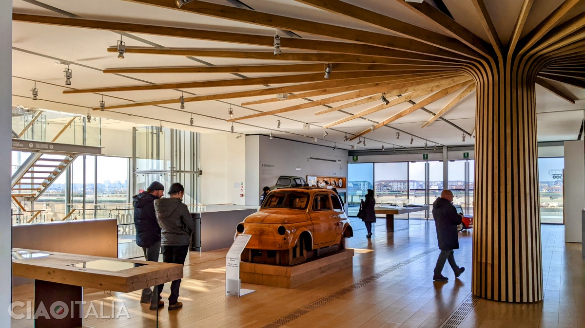 The Casa 500 Museum showcases several stages in the evolution of Italy’s iconic car.