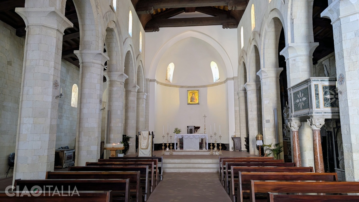 The icon of the Virgin Mary is located on the main altar.
